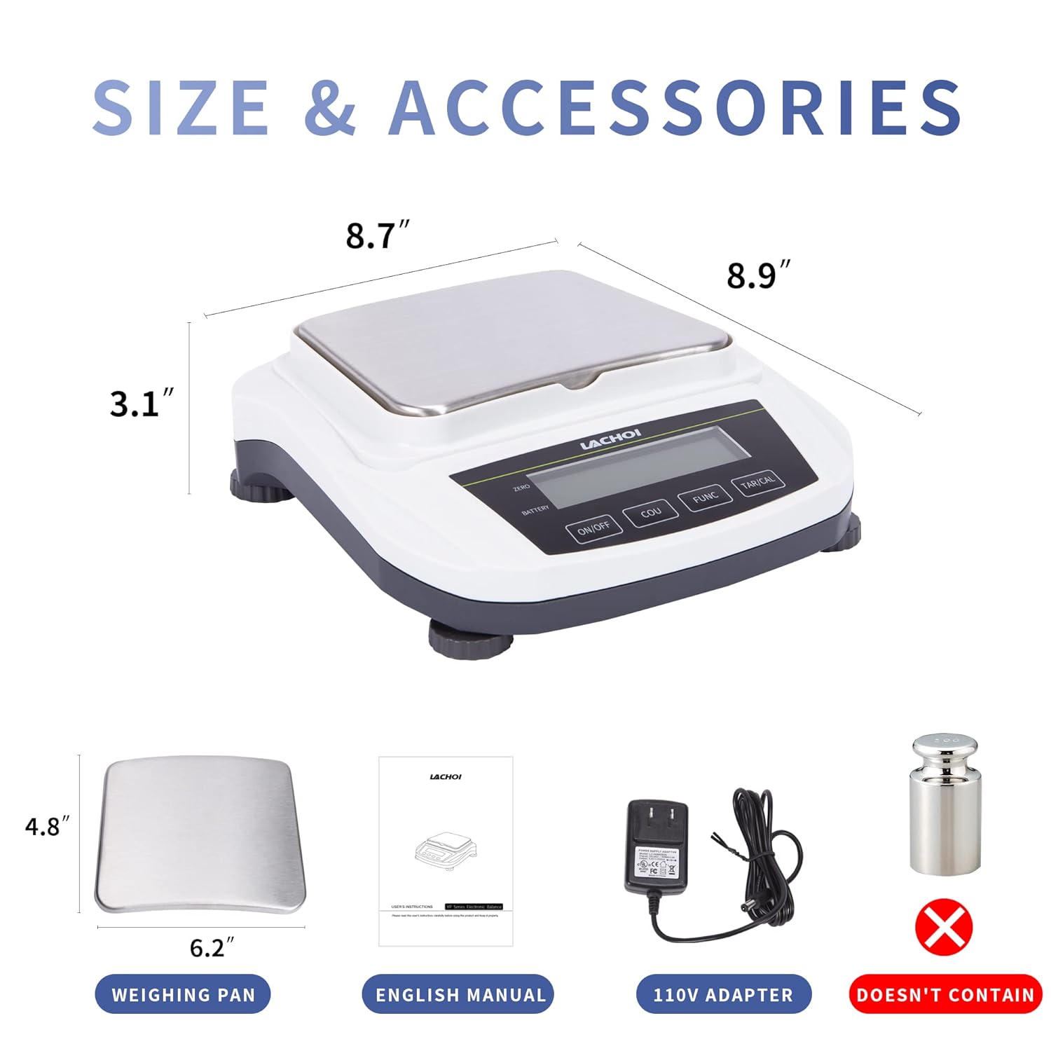 Lab Scale 2000g×0.01g High Precision Laboratory Analytical Balance 0.01g Accuracy Jewelry Precision Digital Gram Scale (No Test Weight)
