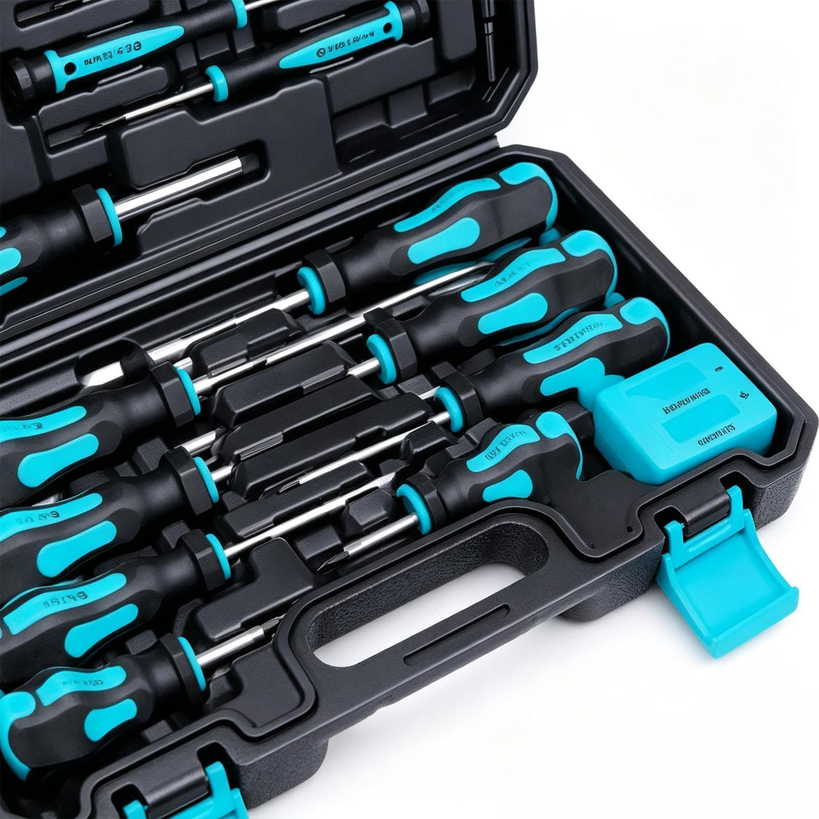 Set Kit Di Cacciaviti Strumenti Di Riparazione Di Precisione Portatili | Set Di Cacciaviti Da 43 Pezzi Con Magnetizzatore per Elettrodomestici Computer Moto Fai da Te Elettricista