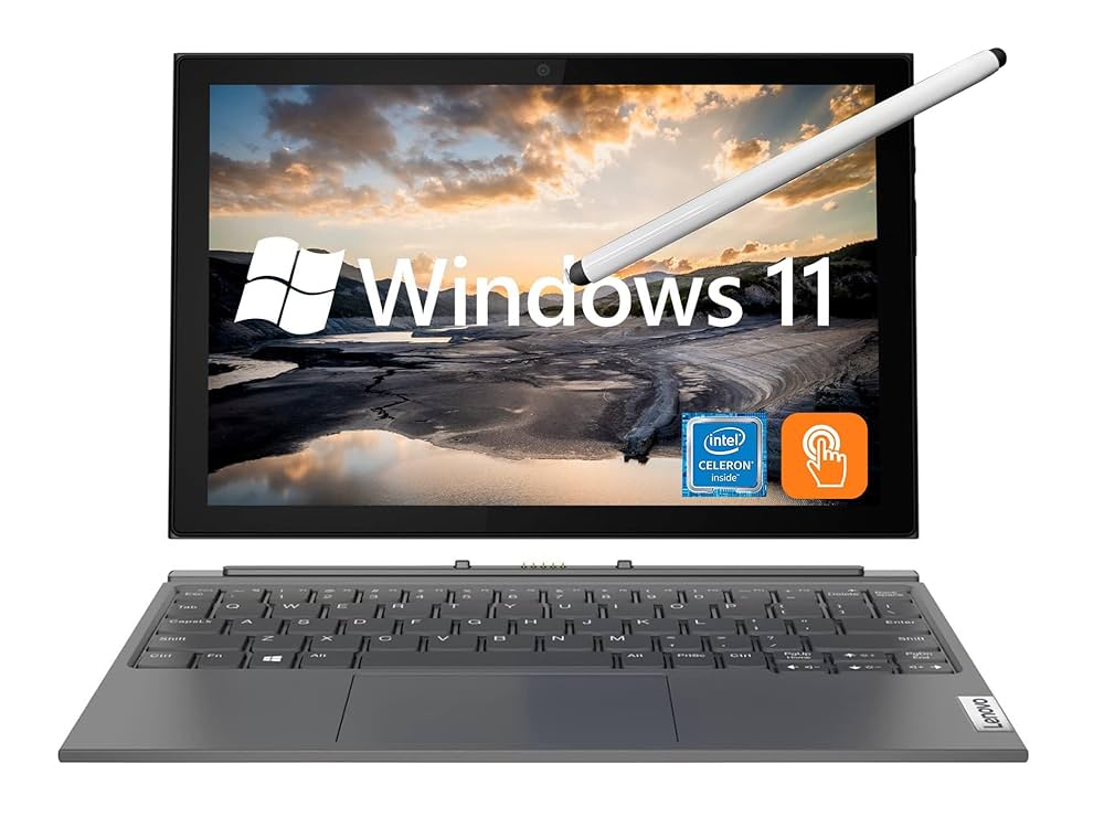 Lenovo Ideapad Duet 3i 2 in 1 Laptop, 10.3 inch Touchscreen