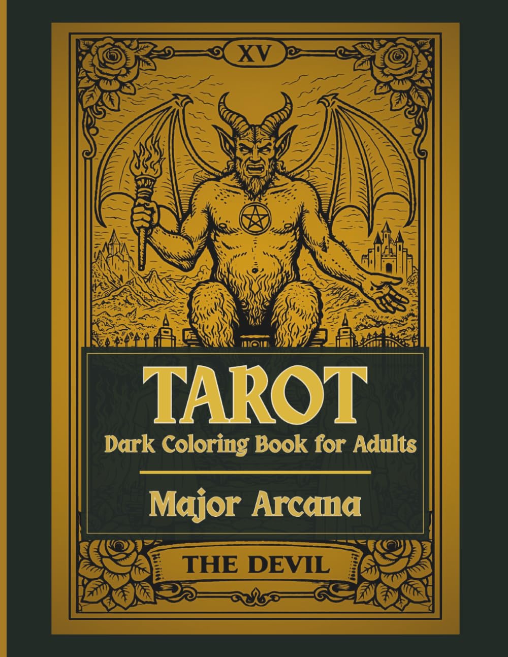 Tarot: Dark Coloring Book for Relaxation and Stress Relief (Rituals of Witchcraft)