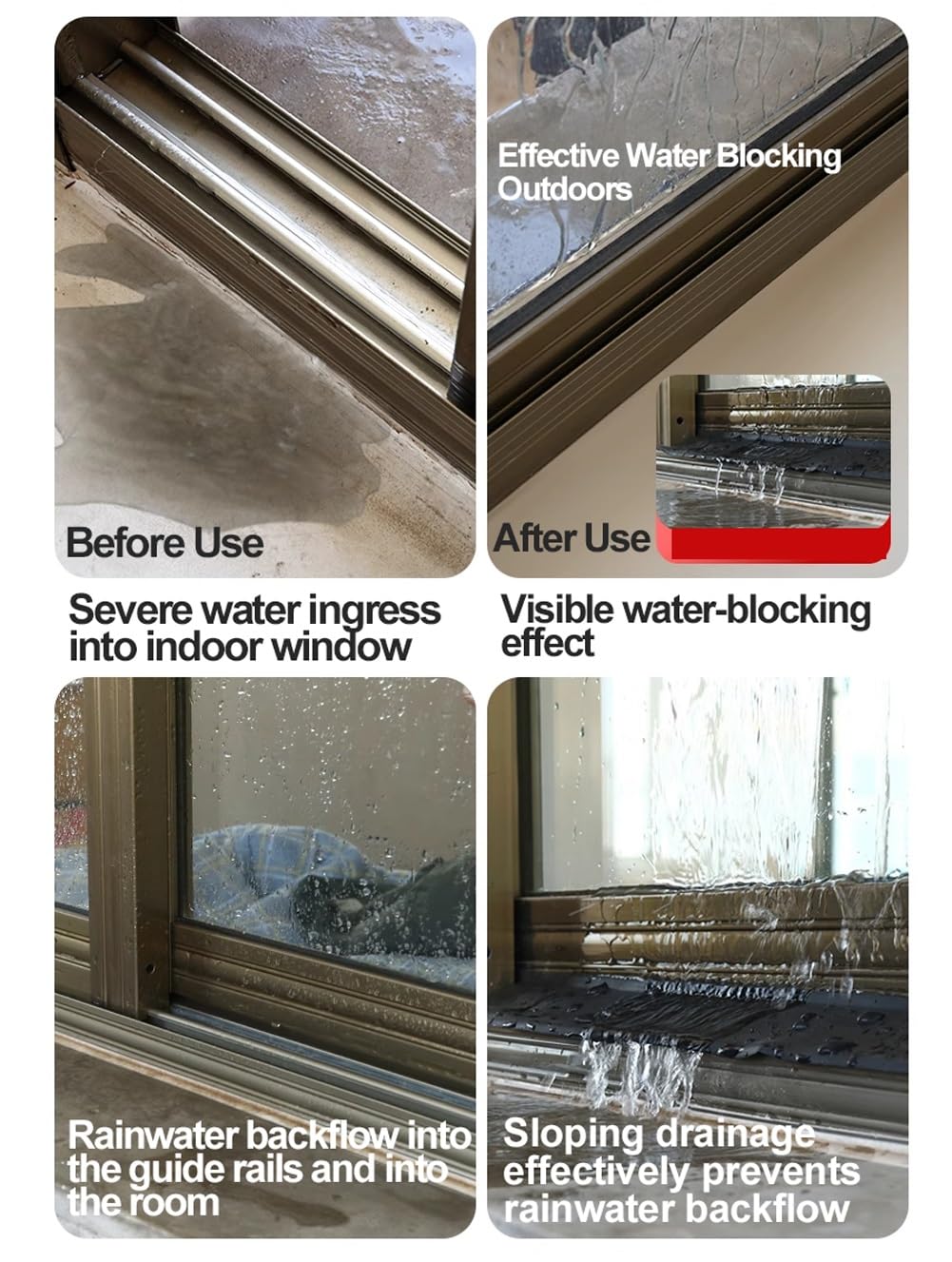 Generico Strisce autoadesive Nere per Bordi di Porte e davanzali, Larghe 5,5 cm, Resistenti alle intemperie, prevengono Le infiltrazioni d'Acqua, Disponibili in Lunghezze da 0,5 a 5 m, 5,5 cm, 1,5 m