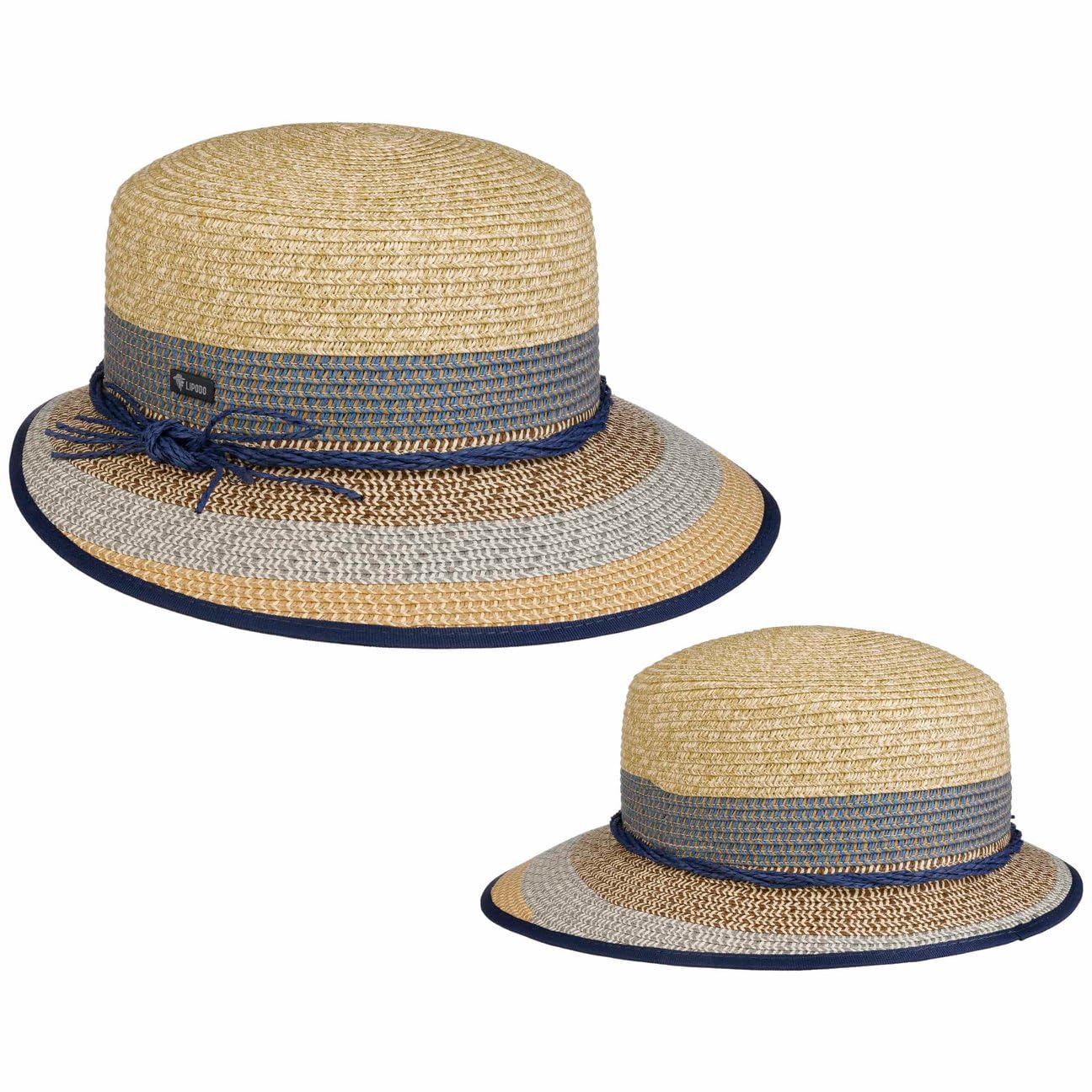 LIPODO Barlinda Cappello a sporta Regency Paglia Prodotto in Italia Donna Primavera Estate