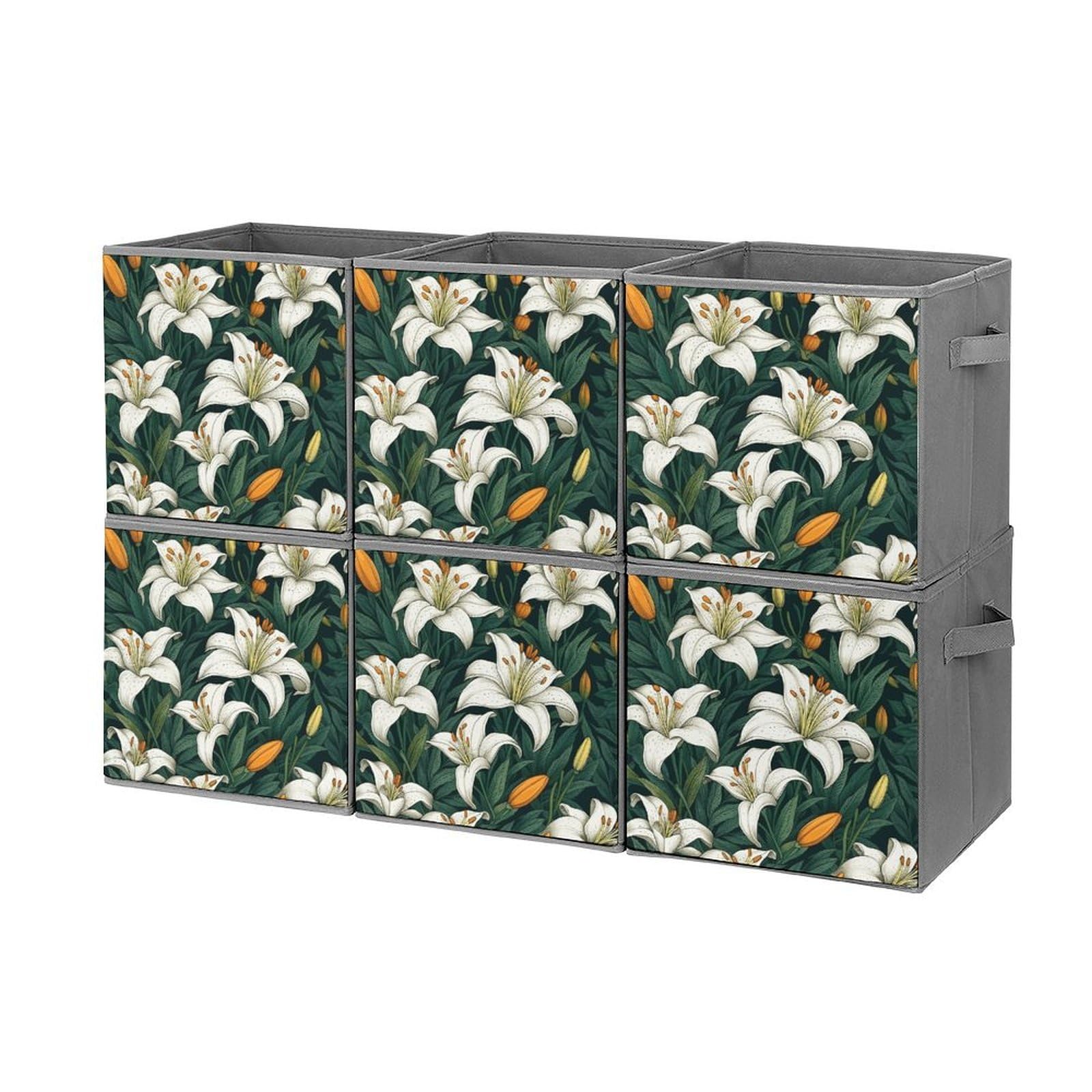 Organiseurs de placard pliables à motif feuilles pour vêtements