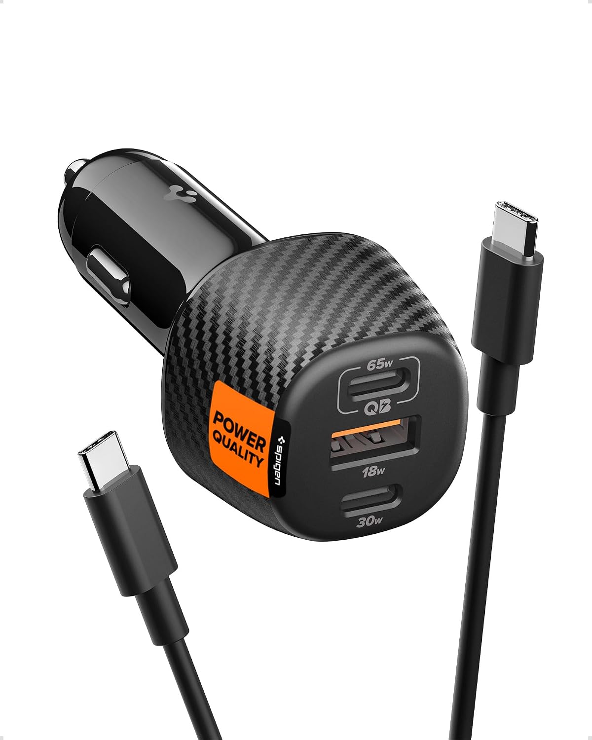 Spigen ArcStation Essential 113W USB C Fast Car Charger