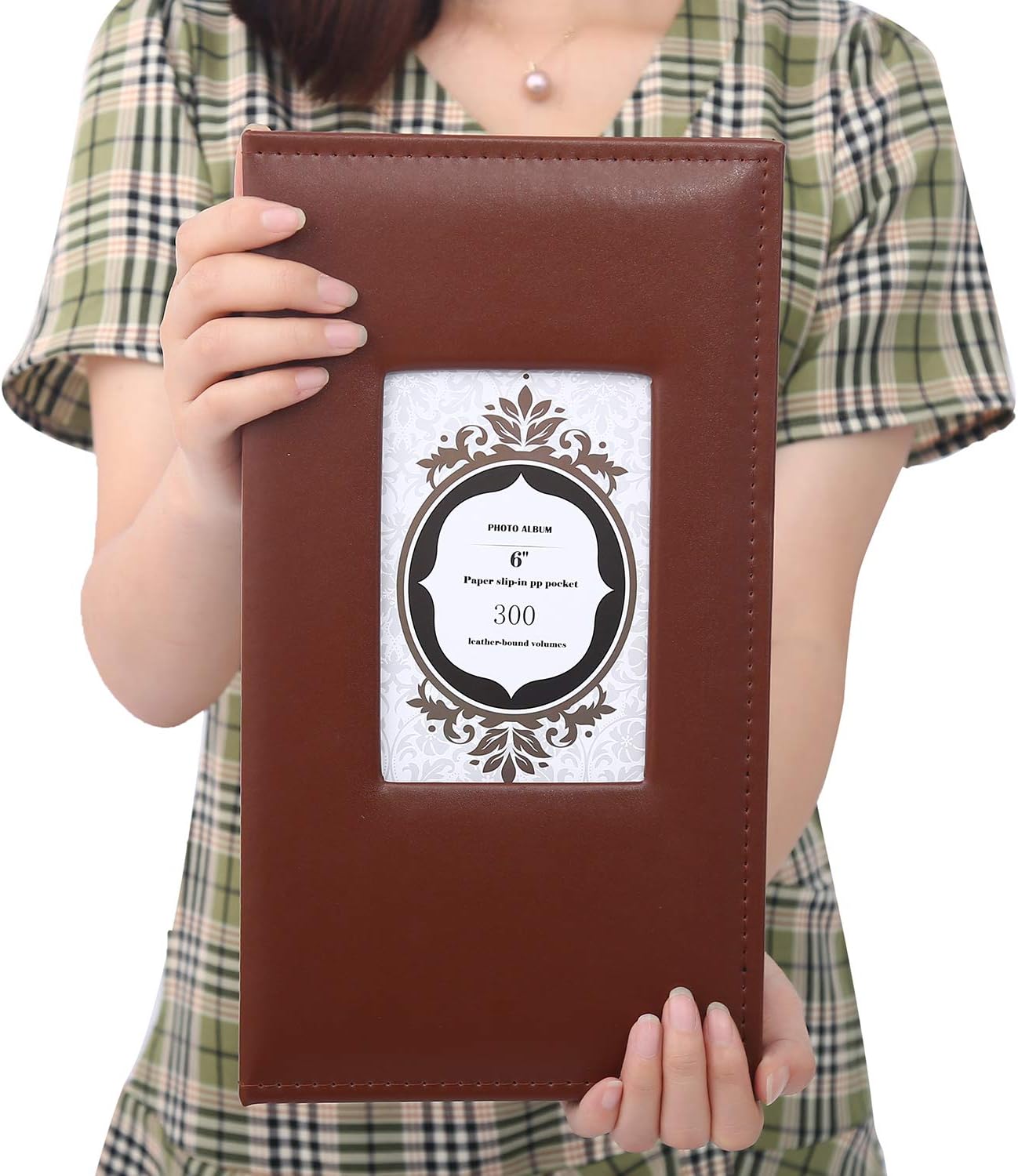 Vienrose Photo Albums Slip in 6x4 300 Photos Leather Cover Extra Large Capacity for Family Wedding Anniversary Baby Vacation - Image 4