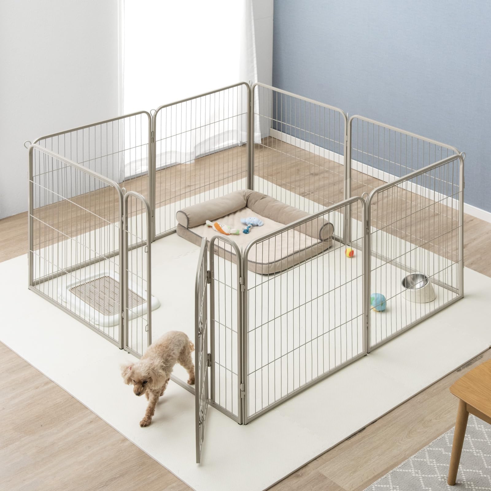 ペットサークル 高さ 80cm ハイタイプ バリアフリー 屋内外兼用