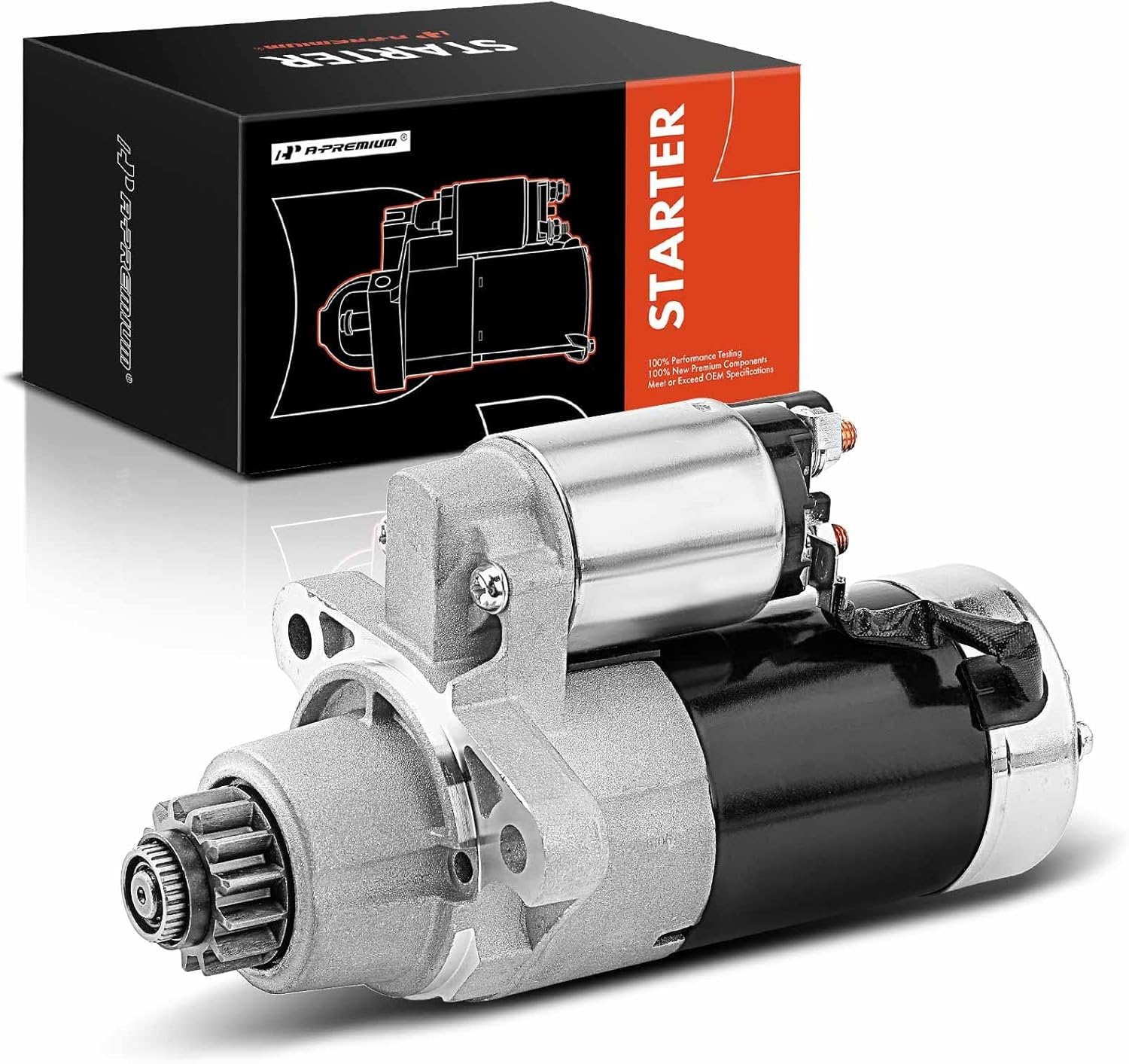 A-Premium Starter Motor Compatible with Nissan Maxima 2007-2008 V6 3.5L, Murano 2003-2007 V6 3.5L, 12V 1.7KW 13 Teeth CCW, Replace# 23300CA000