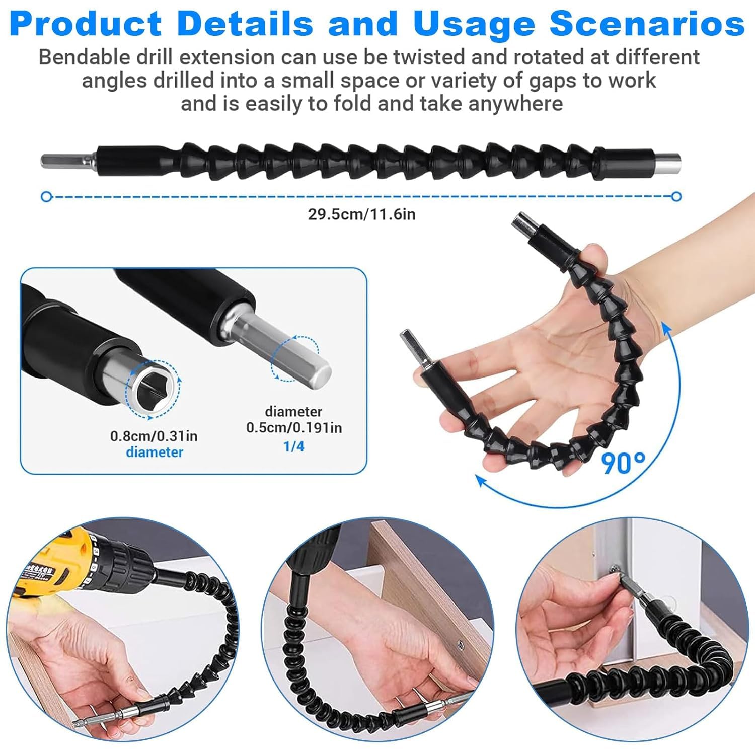 Superbit, Cacciavite Superbit Flessibile, Strumento Pieghevole Super - Foto 11