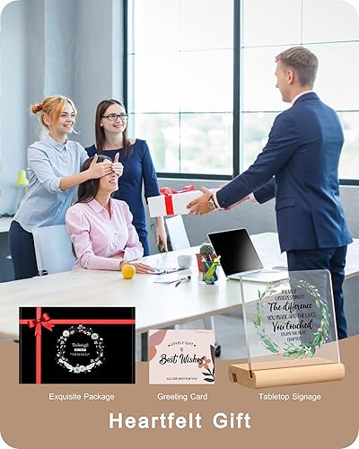 Miniatura 5 de Regalos de jubilación para mujeres, regalos de despedida para compañeros de trabajo, hombres, compañeros de trabajo, jefe líder, colega, amigos,