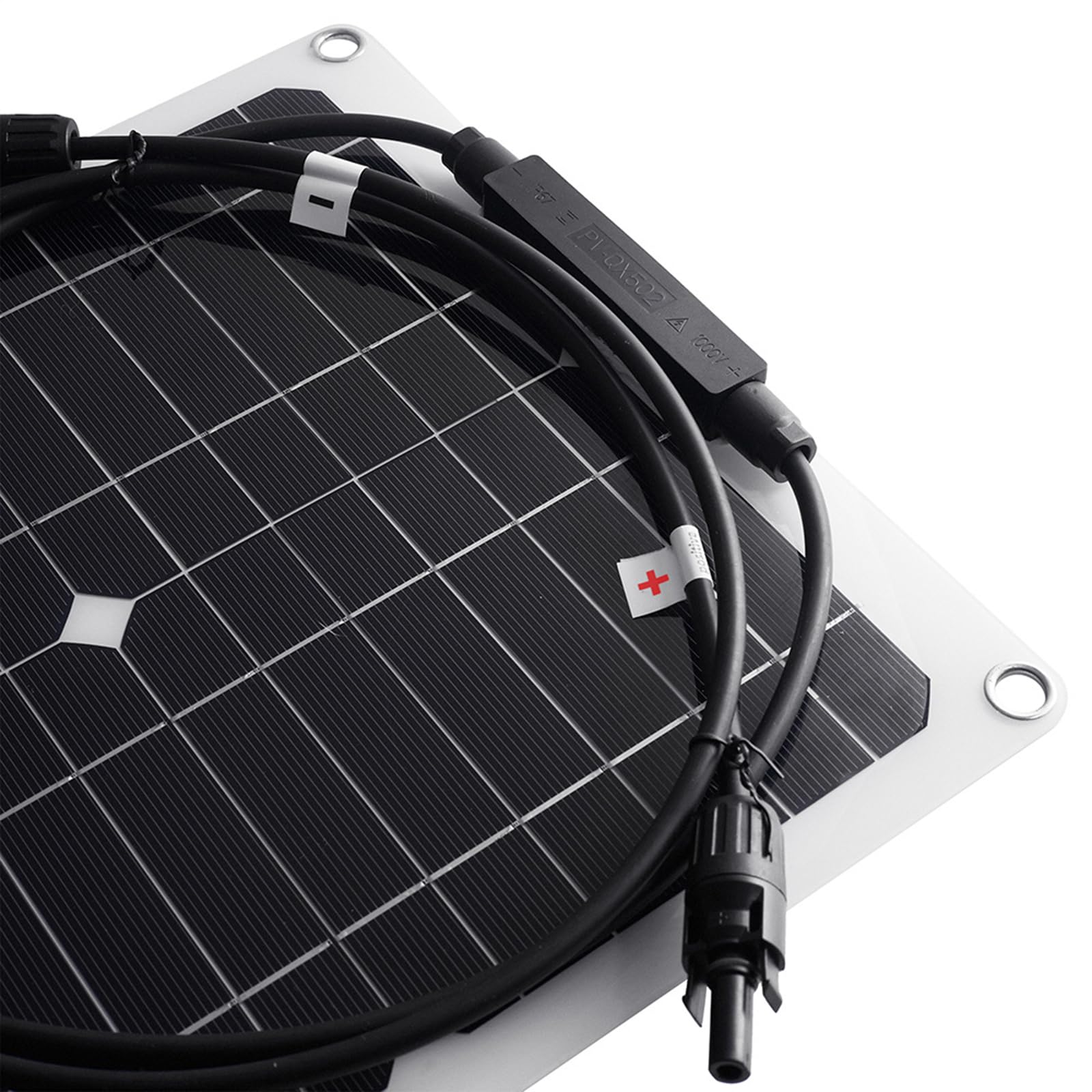 Zestaw przenośnych paneli słonecznych 20 W 18 V, elastyczna ładowarka słoneczna z krzemu monokrystalicznego ze złączem solarnym do akumulatora 12 V, jacht RV, samochód, łódź,