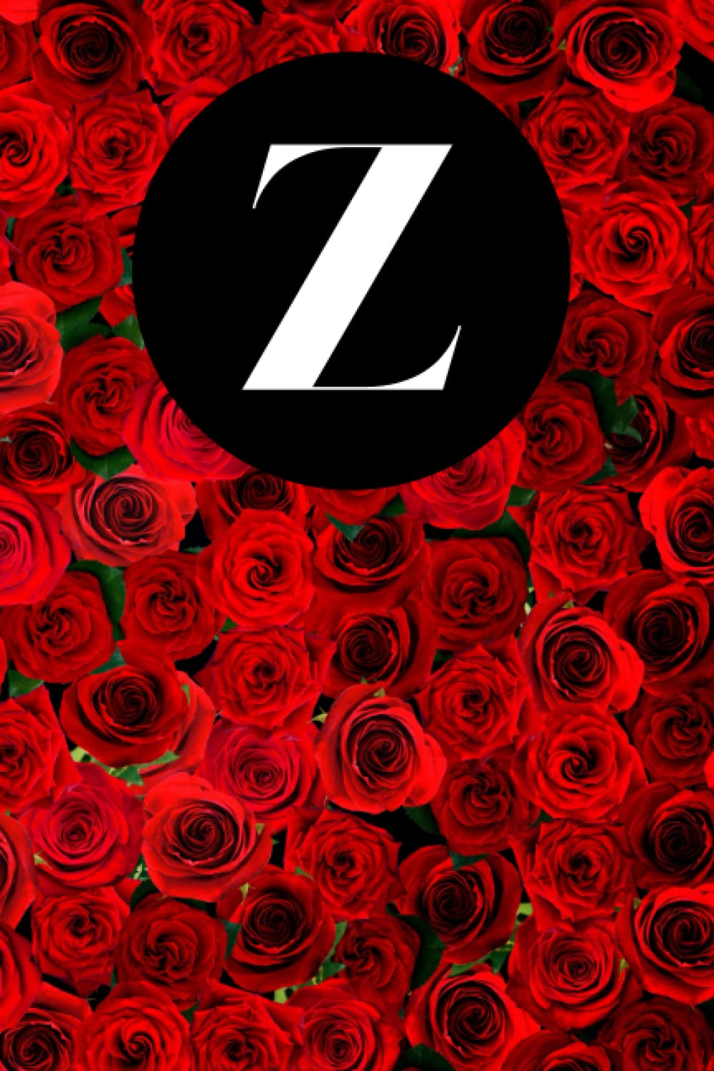 Z: Beautiful Red Roses Flowers Letter 