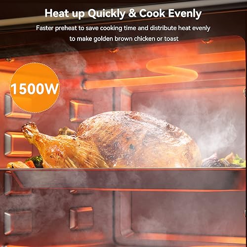 Miniatura 4 de Mini horno eléctrico de mesa de 22 litros para el hogar