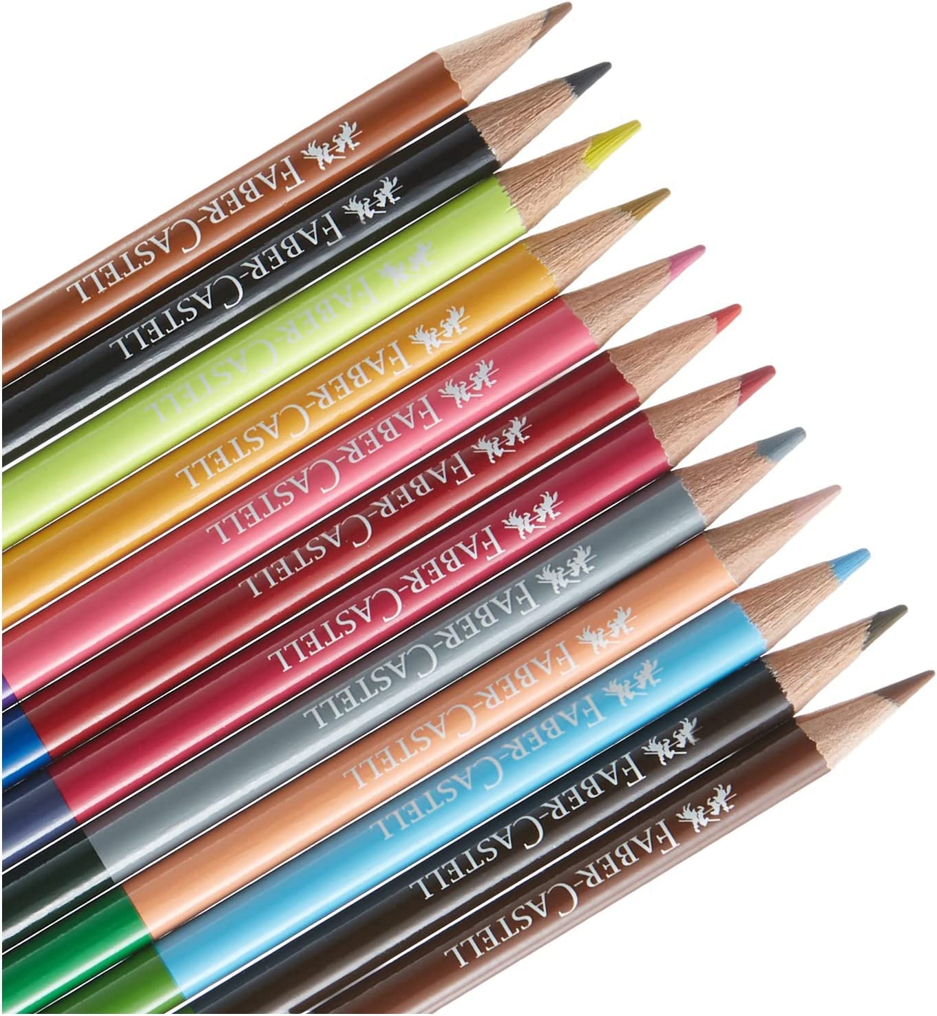 Faber-Castell Yerli Çift Uçlu Boya Kalemi (12 kalem) 24 renk (FSC)