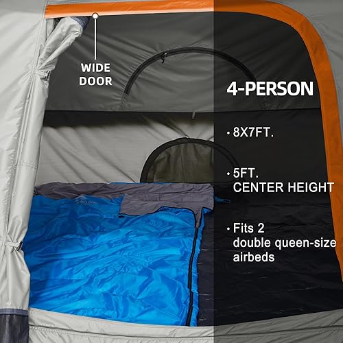 Miniatura 5 de CAMEL CROWN Tents for Camping 46 Person Tent Waterproof Easy Setup Backpacking Tents