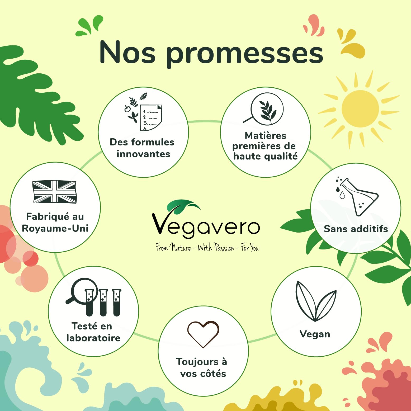 Chlorophylle Liquide en Gouttes | Dosage Elevé : 300 mg | Flacon 60 ml | Detox + Digestion | Source Naturelle : Luzerne | Sans Arômes ni Additifs | VEGAN | Vegavero®