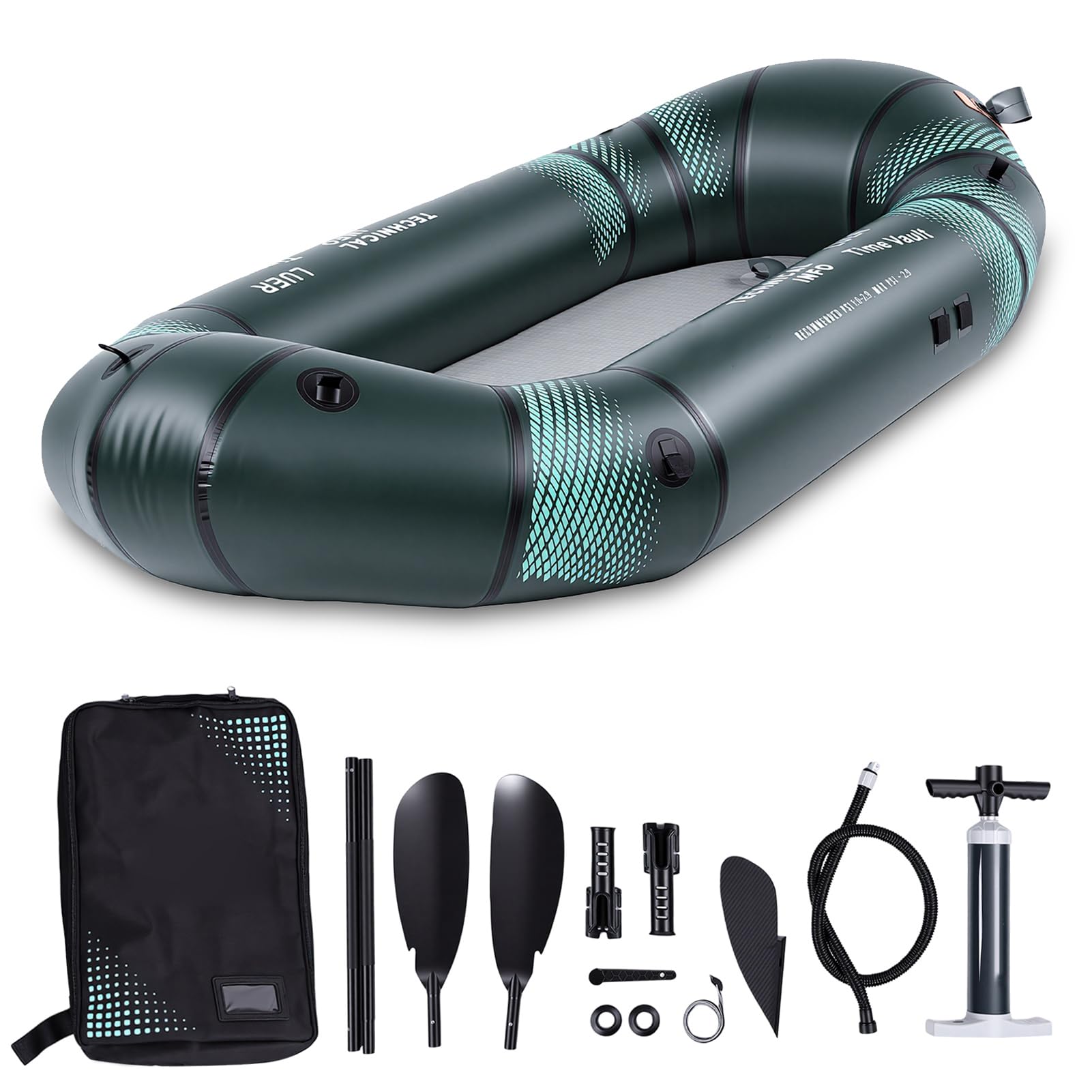Matybobe Aufblasbares Schlauchboot Schwerlast TPU Angelboot Fuer