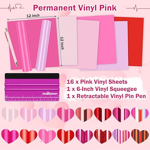 Vista 25 de TECKWRAP - Hojas de vinilo holográficas precortadas (12 x 12 pulgadas)