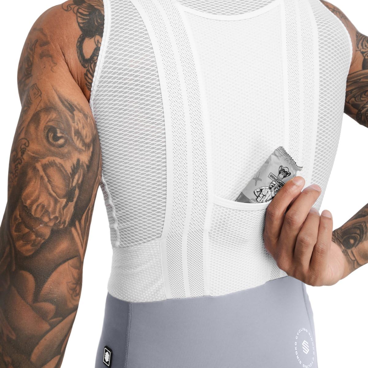 SIROKO Kurze BX Fahrrad-Trägerhose Herren Mehrbahnenschnitt Hohe Kompression Ultrafit Premium-Sitzpolster