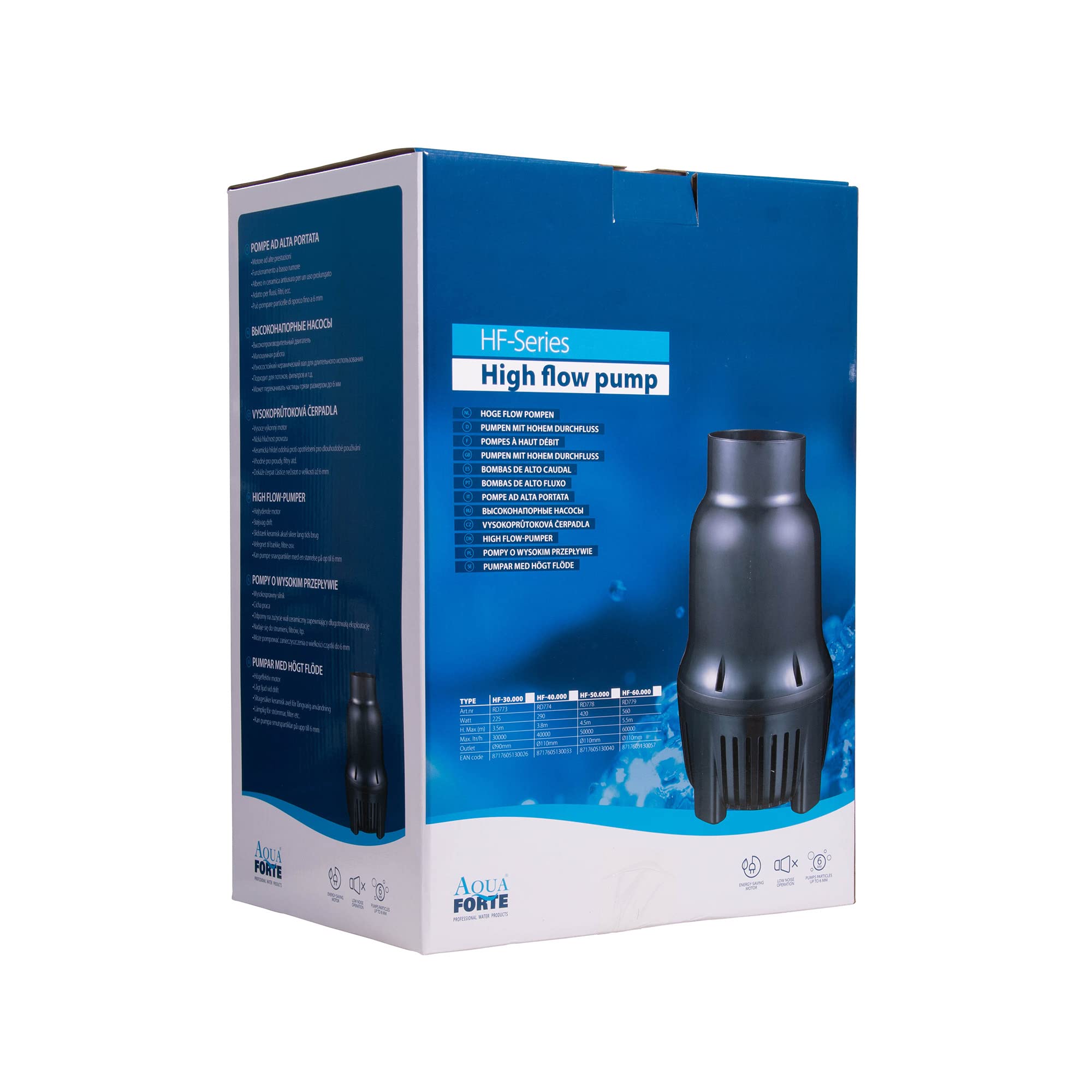 AquaForte HighFlow 60.000 Teichpumpe – 560 W, 60 M³/h, 5,5 M Förderhöhe, Auslass 110 Mm – Für Koi-Teiche & Fischfarmen AquaForte HighFlow 60.000 Teichpumpe – 560 W, 60 M³/h, 5,5 M Förderhöhe, Auslass 110 Mm – Für Koi-Teiche & Fischfarmen