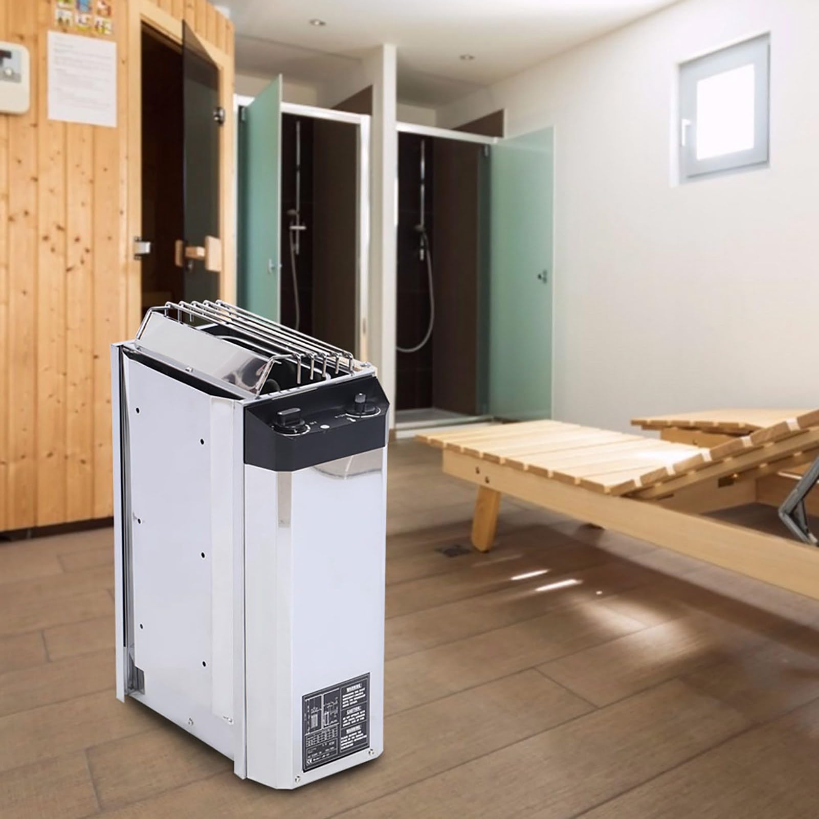 Estufa de Sauna de Acero Inoxidable de 3KW, Calentador Eléctrico para Hotel