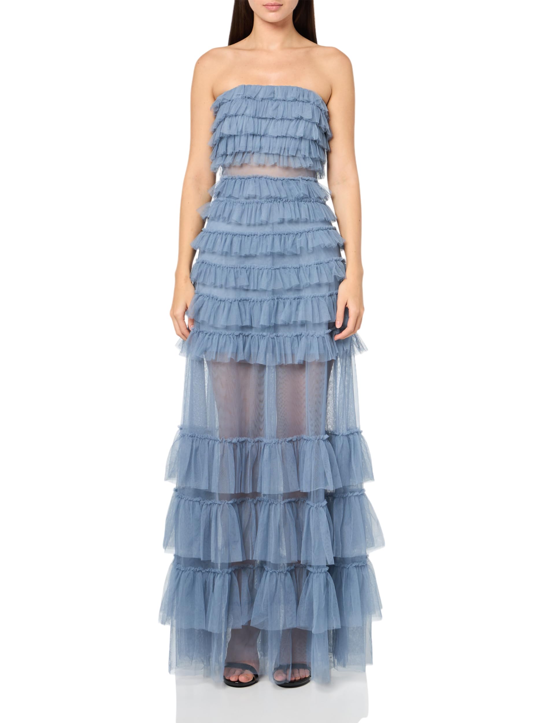 Speechless Women's Sleeveless Maxi Ruffled Party Dress