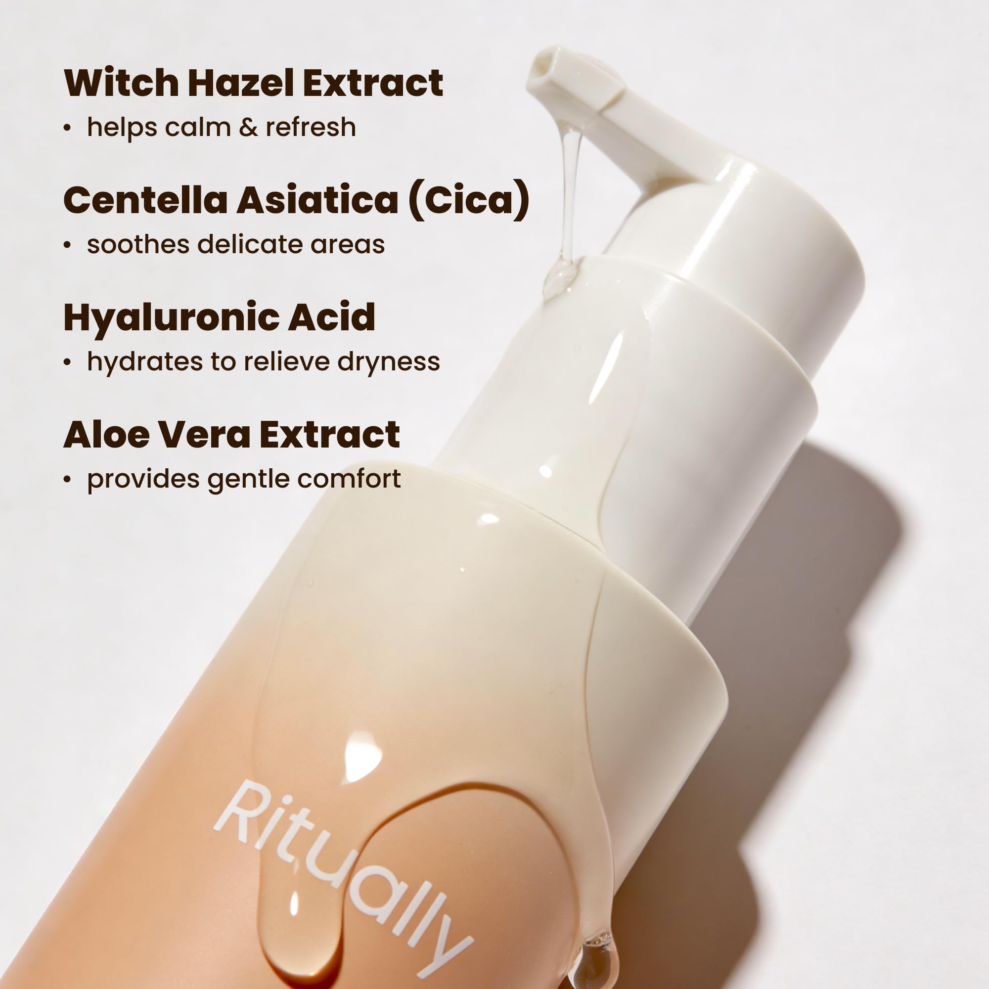 pH-Balanced Period Gel Wash – Hydrating Intimate Vulva Cleanser for Sensitive Skin, PMS Comfort Formula with Hibiscus, Cica & Amino-Acid Cleansers, Fragrance-Free Cycle Care, 4.05 oz