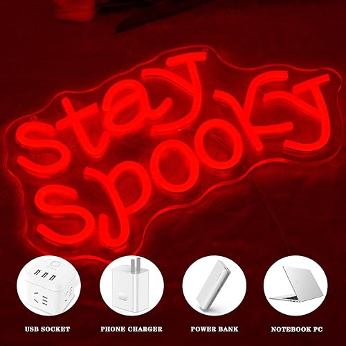 Miniatura 9 de Letrero de neón de feliz año nuevo para fiesta de Año Nuevo luces LED con letras de neón para decoración de pared letreros de luz regulables para el