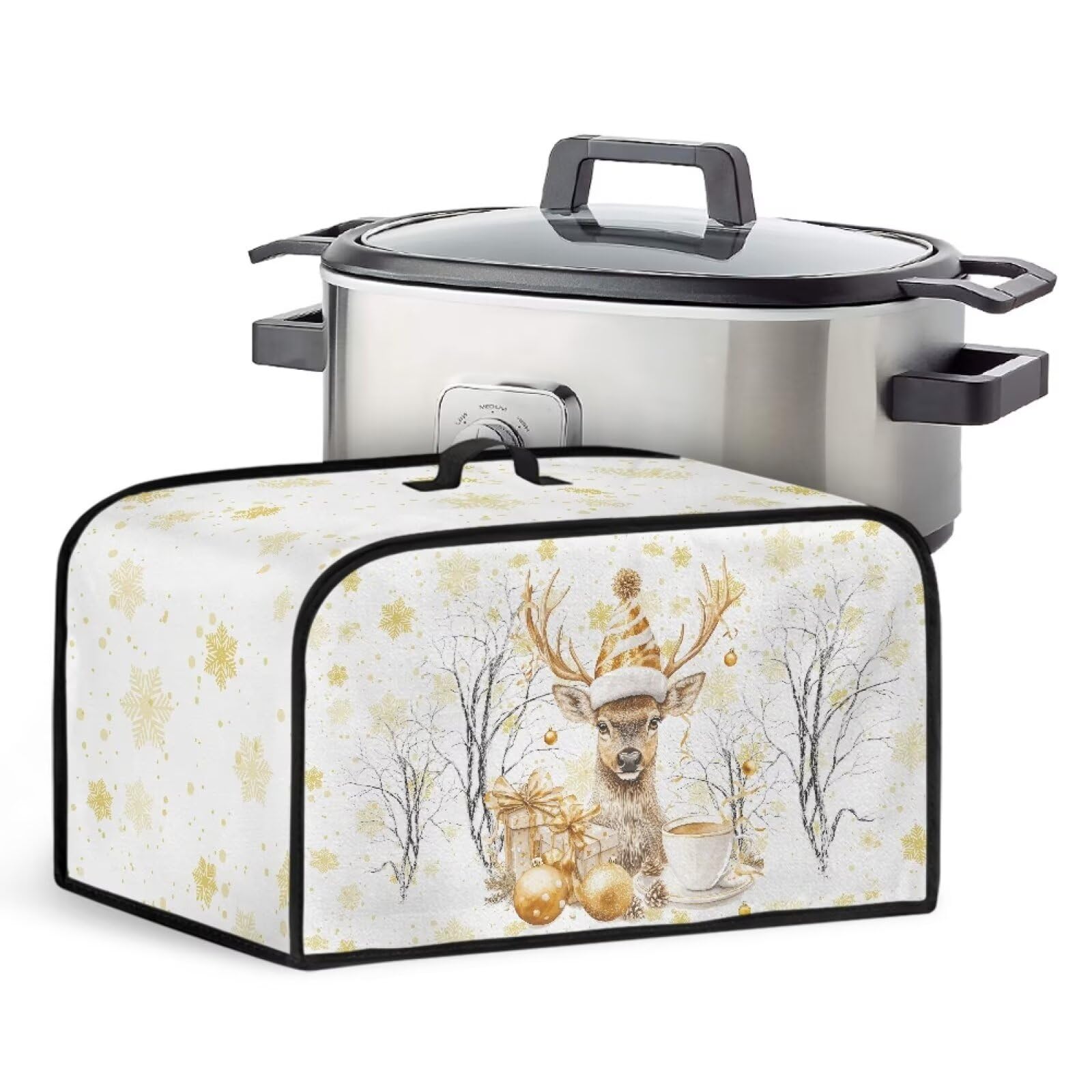 Golden Elk 6-8 Qt Slow Cooker Dust Cover Slow Cooker Cover Slow Cooker Covers Dust-Proof Cover Cooker Cover