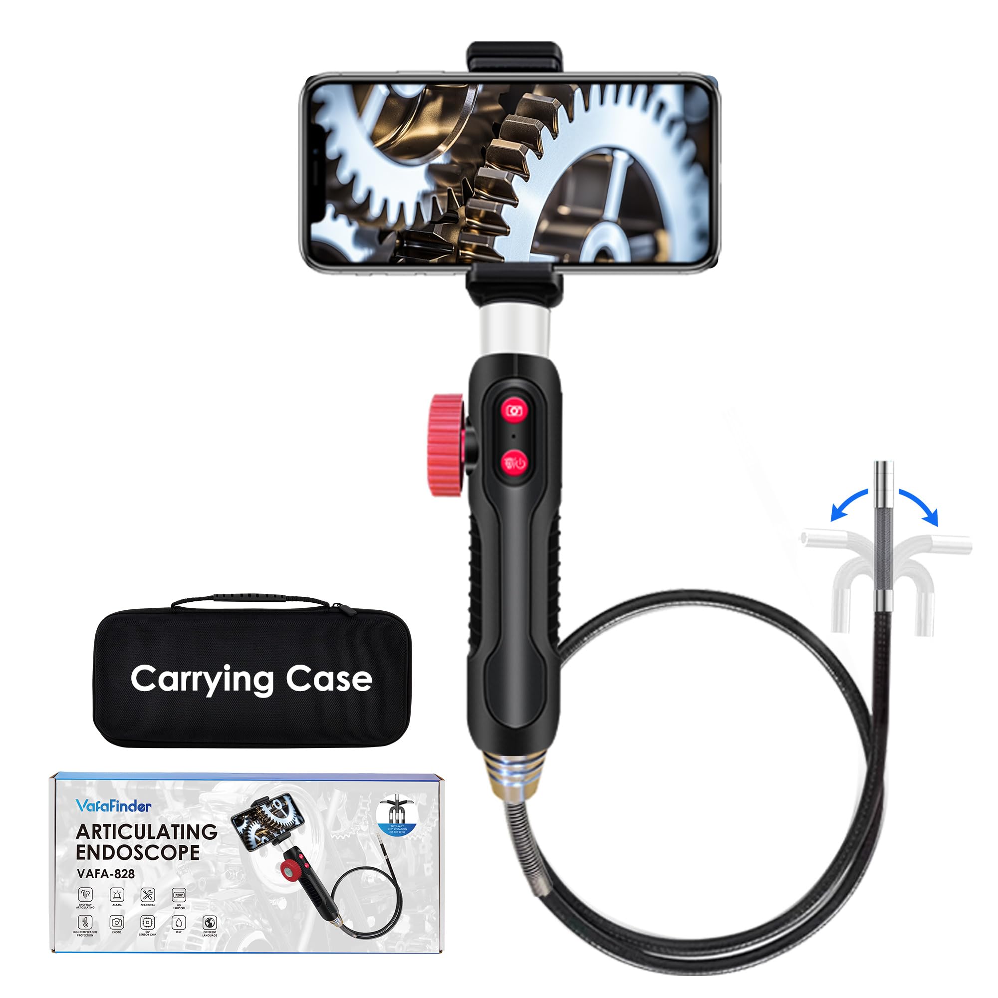 Articulating Borescope 360°Rotation, for Home & Auto Inspection — Amazon image 9