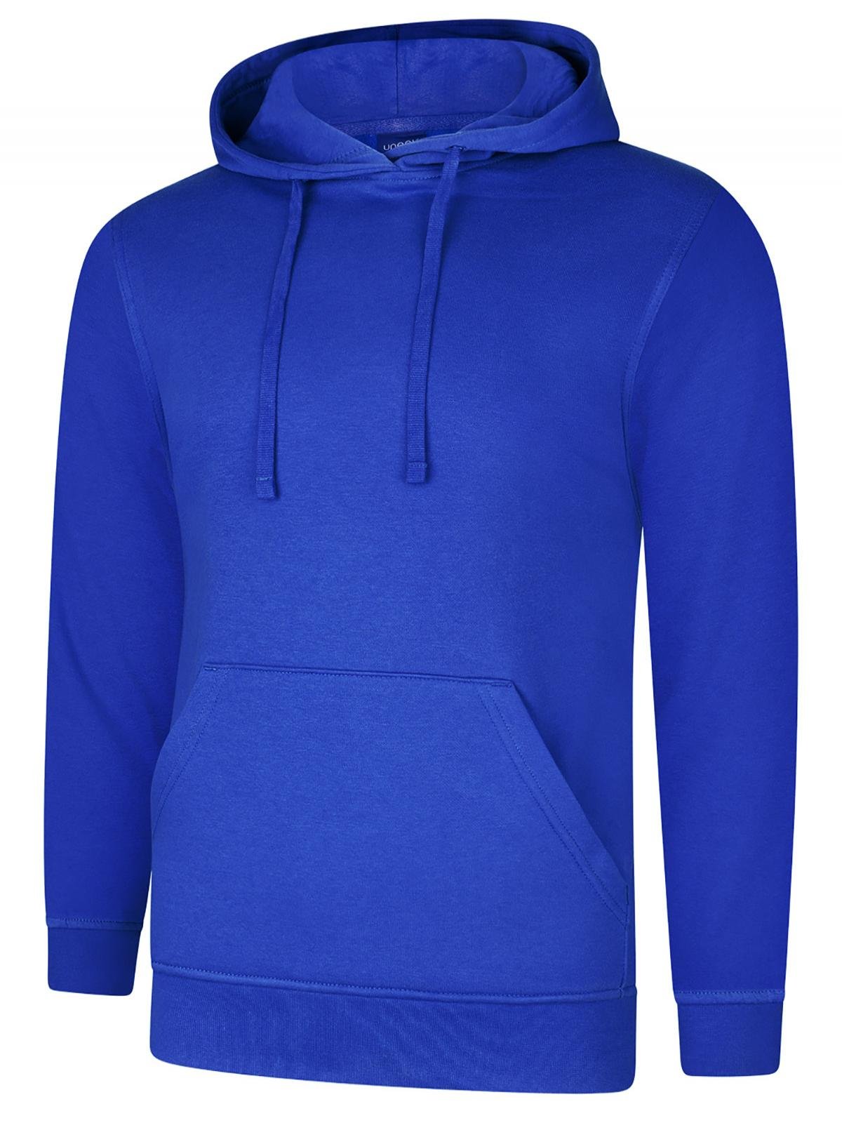 Uneek UC509 - Deluxe Hooded Sweatshirt 280GSM - Royal - XXXL Large - 3XL