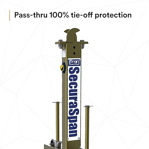 Miniatura 6 de 3M DBI-SALA SecuraSpan 7400045 Componente horizontal, puntal con base de barra de refuerzo/soporte intermedio, se adapta a 1/2"-4-1/2" DIA,
