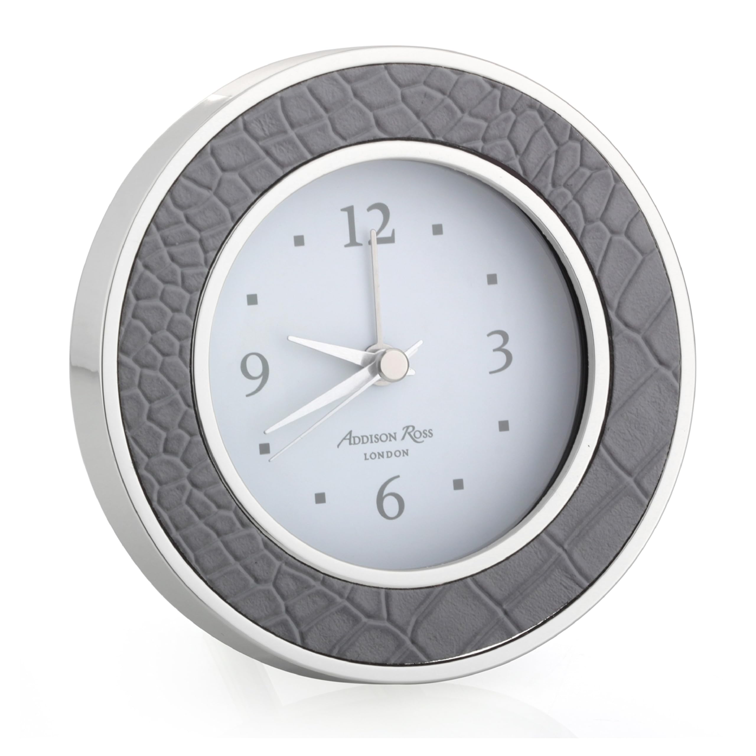 Addison Ross Ltd Uk Silver Dove Croc Alarm Clock