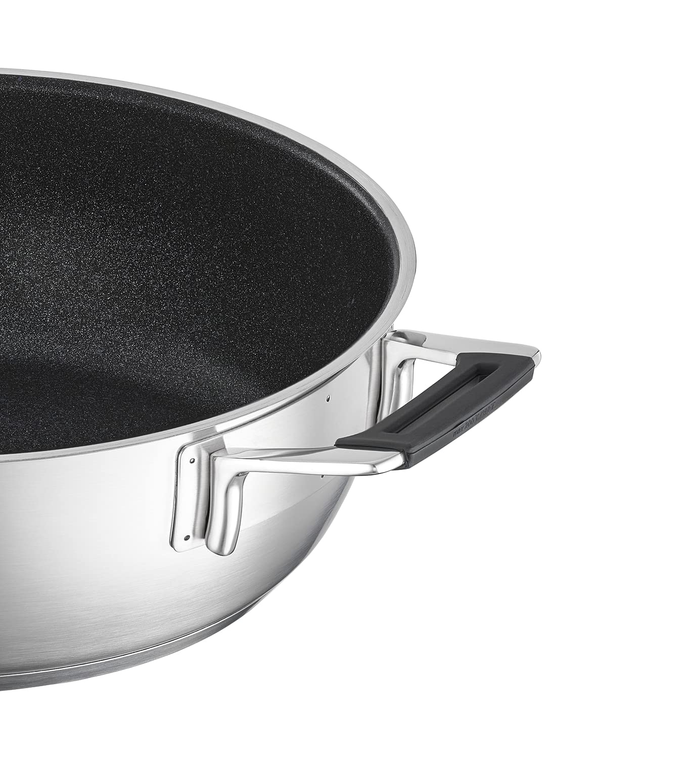 RÖSLE SILENCE PRO Pentola per cottura al vapore, tenere al caldo e riscaldare, incluso termometro sul coperchio e griglia, acciaio inossidabile, lavabile in lavastoviglie, 4,5 litri, argento