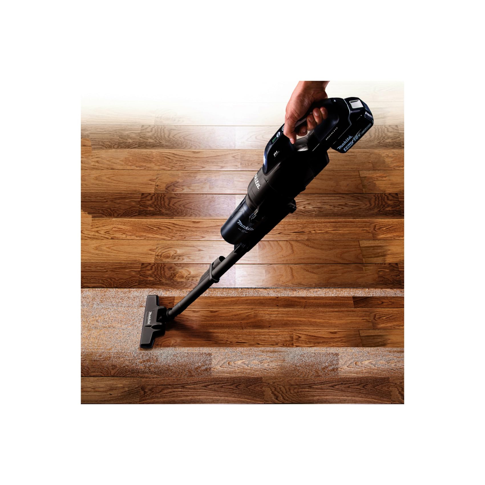 Makita DCL286FZB Aspirateur sans balais Li-ION LXT 18 V - Piles et Chargeur Non Inclus, Noir