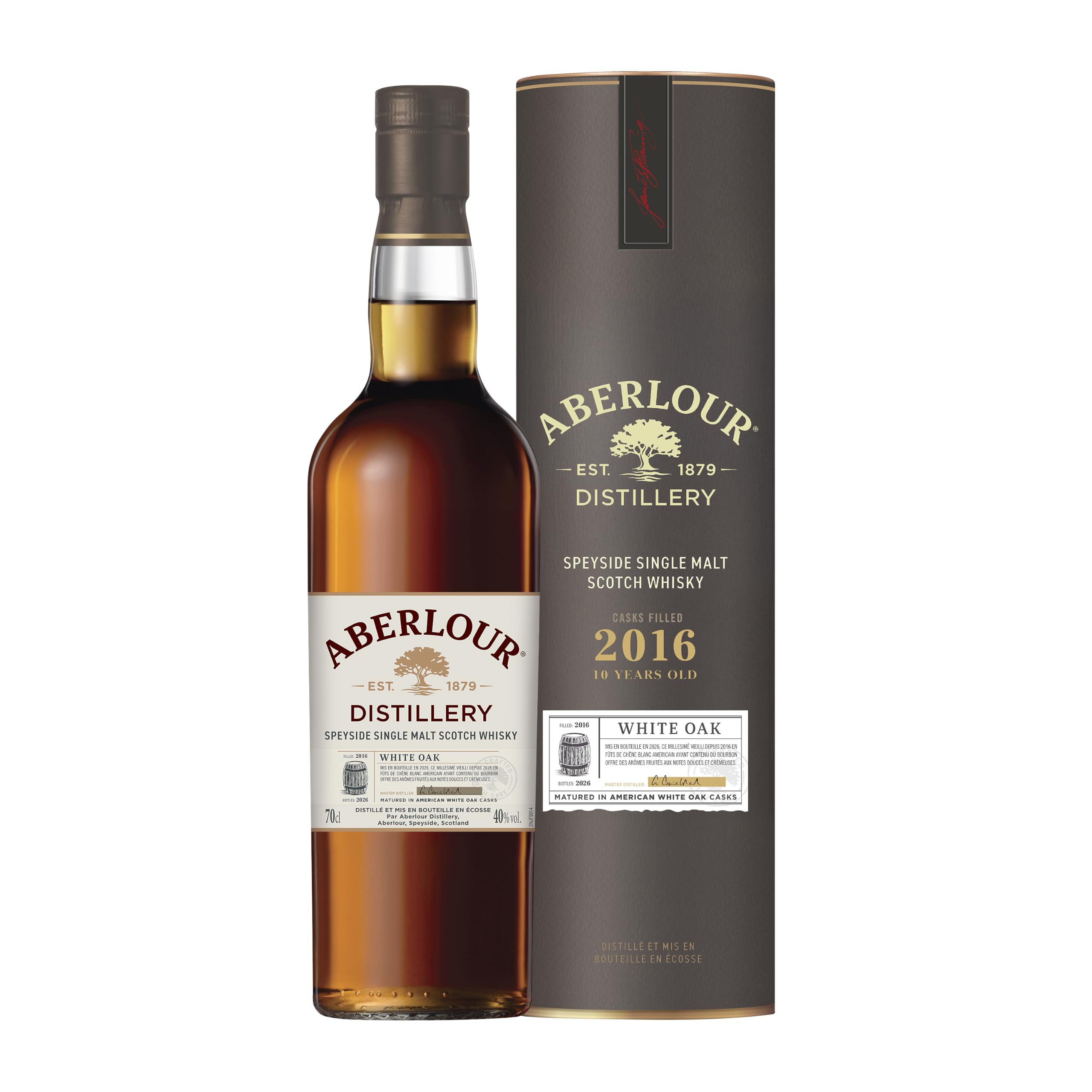 ABERLOUR White Oak Whisky Ecossais Single Malt - 40%, 70cl