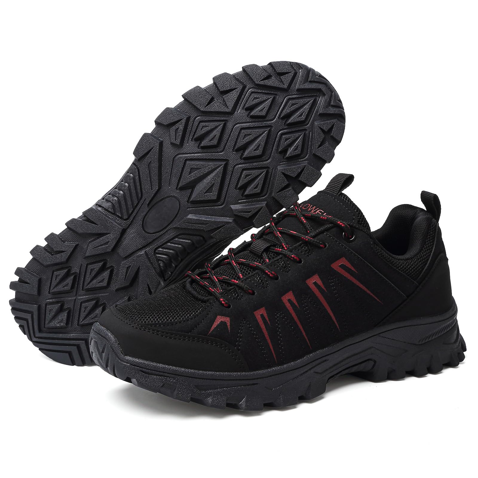 HaloTeam Chaussures Basses de Randonnée Homme Antidérapant Respirant Sneakers Marche Promenades Voyages Bottes de Trekking 39 EU-45 EU