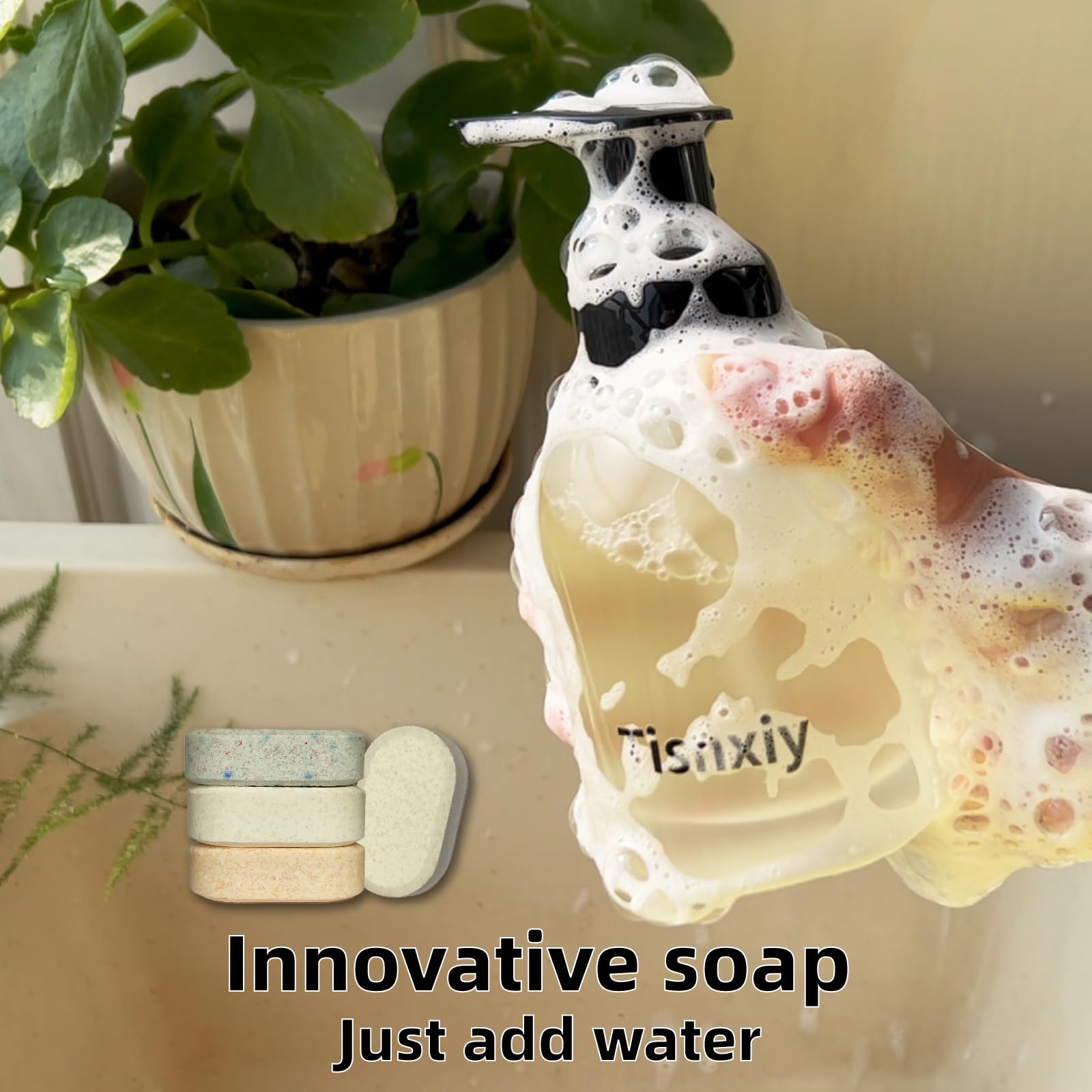 Ricariche di sapone schiumoso per le mani – 12 unità – 96 once liquidi (12 x 8 once liquidi) – Ricambio ecologico – delicato per le mani e rispettoso dell'ambiente – senza profumo
