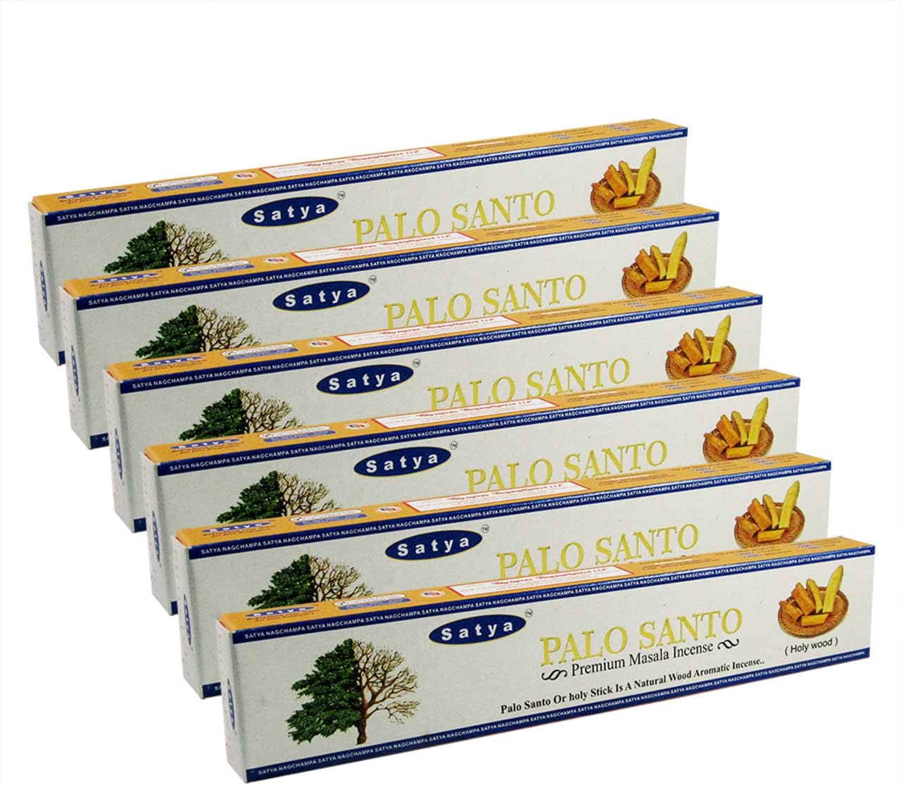 miebox make it easier Orjinal Satya Nag Champa Çubuk Tütsü (Premium Masala Incense) (Palo Santo)