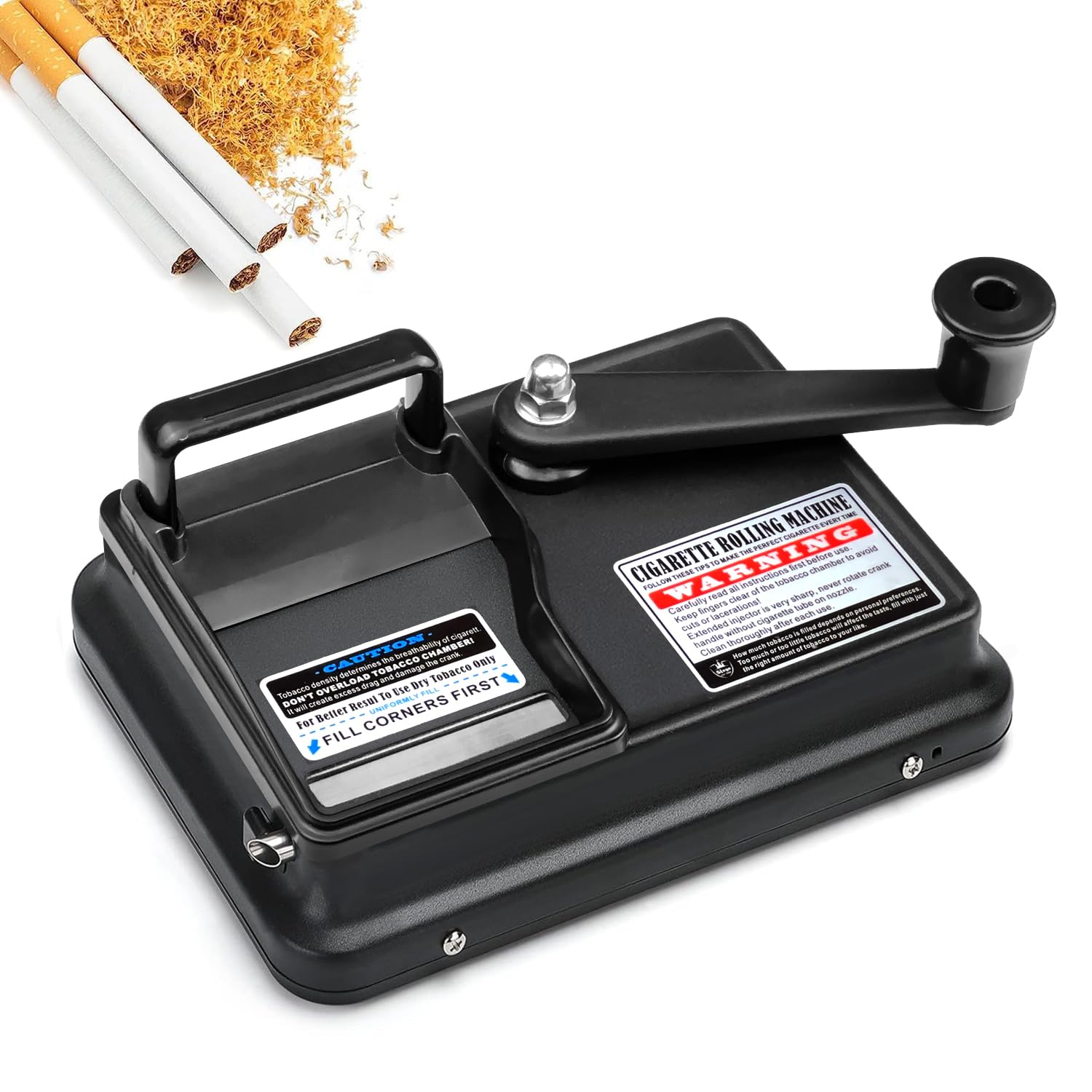 how to fill a cigarette tube Cigarette filling machine, cigarette tube machine, cigarette roller, Ø 8  mm, cigarette stuffing device with accessories, metal cigarette machine,  gifts for men : Amazon.com.be: Home & Kitchen