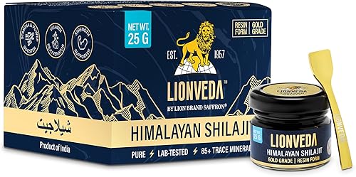 Miniatura 7 de LIONVEDA Resina Shilajit pura del Himalaya con más de 85 oligoelementos y ácido fúlvico para energía y apoyo inmunológico, suplemento Shilajit