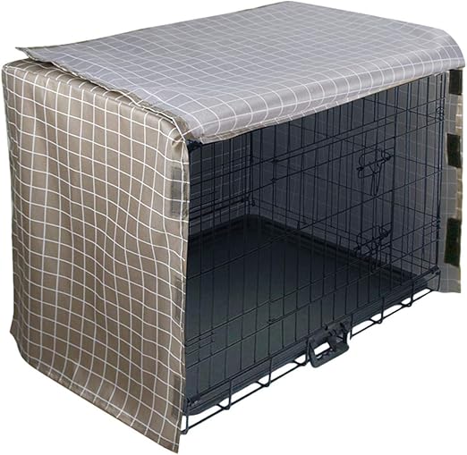 Amazon.co.jp ポリエステルドッグクレートカバー、ドッグクレートカバー、ワイヤークレート用クレート＆ケンネルカバー、ケージ、頑丈な
