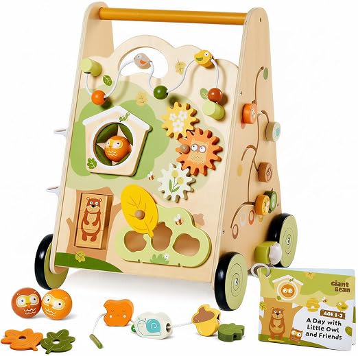 Giant bean Giant Bean Chariot Éveil & Trotteur Bois 8-en-1