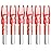 XHYCKJ 6PCS G Led Lighted Nocks for Arrows with .165 Inside Diameter,Screwdriver Included