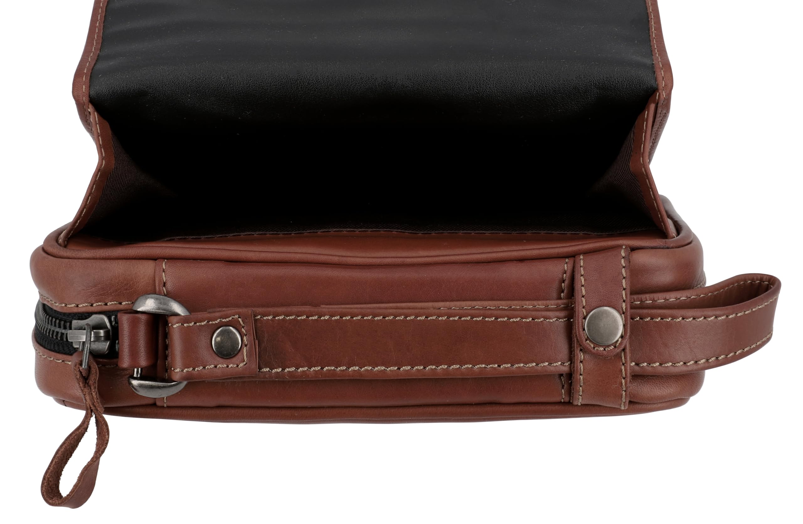 Gusti Leder studio "Rupert" Estuche de Cuero para Pipas(4) Tabaco Funda de Piel Auténtica Estilo Vintage Retro Unisex Regalo Elegante 2T3-22-6
