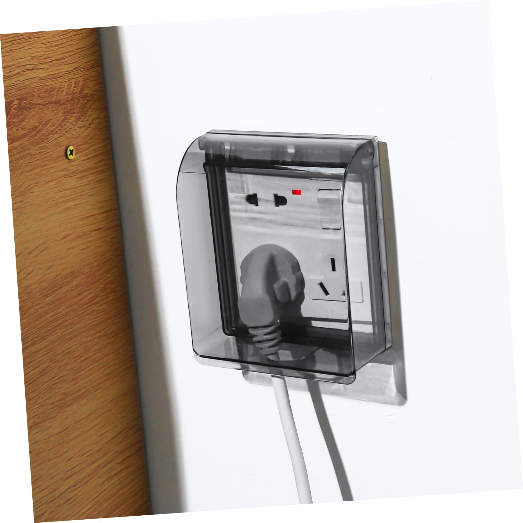 4 Set Copriprese Adesivo Per Esterni E Bagno Protezione E Facile Installazione Per Prese Muro Con Design E 2 Pezzi * 4