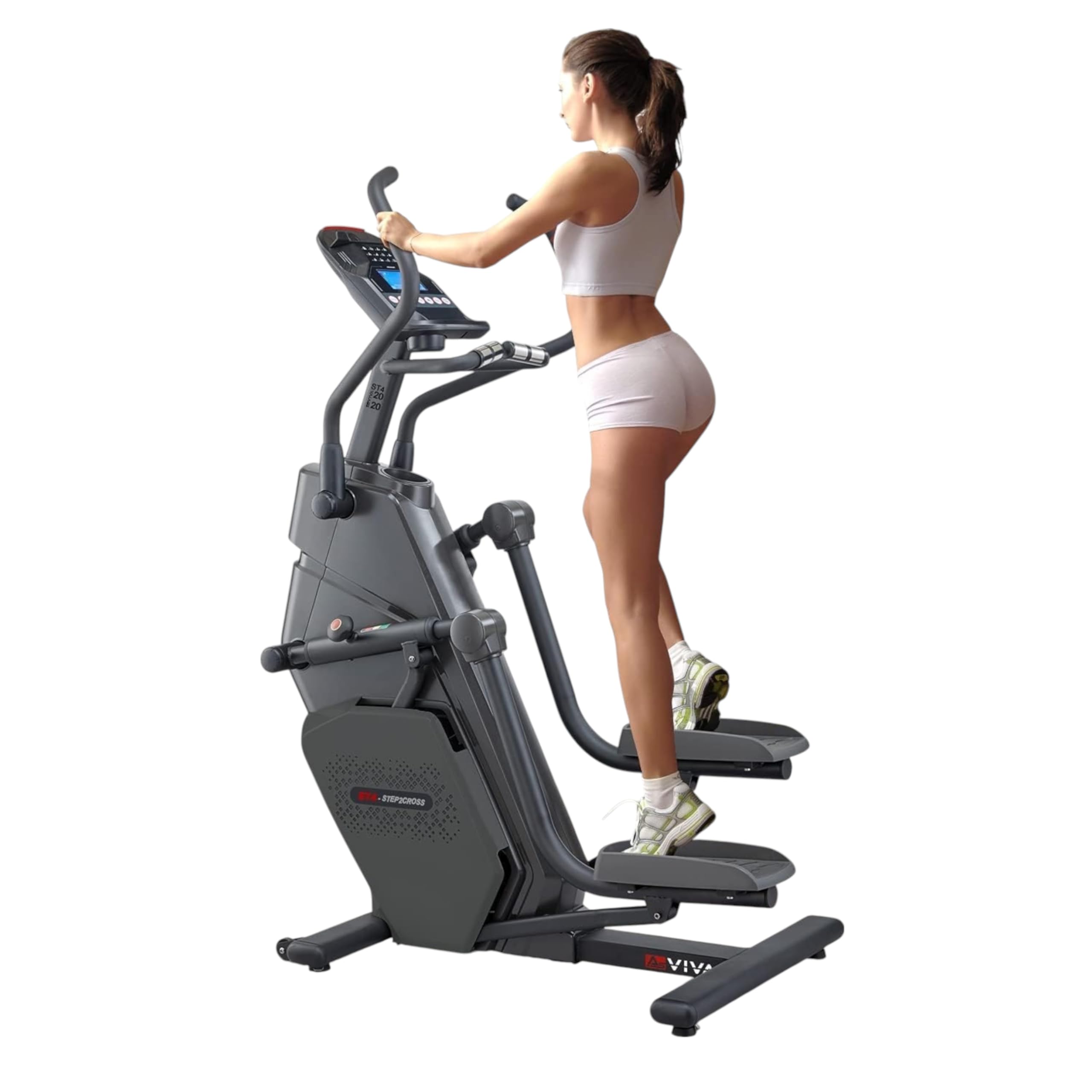 AsVIVA ST4 Professional Stepper and Ergometer with Magnetic Resistance and 12 Preset Programs Incl. Hand Pulse and Pulse Receiver