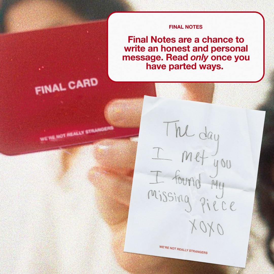WE'RE NOT REALLY STRANGERS Card Game, Conversation Card Game for Adults — Amazon image 6