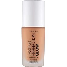 Collection Cosmetics Lasting Perfection Glow Foundation, Medium to Full Coverage, 27ml, Medium Caramel