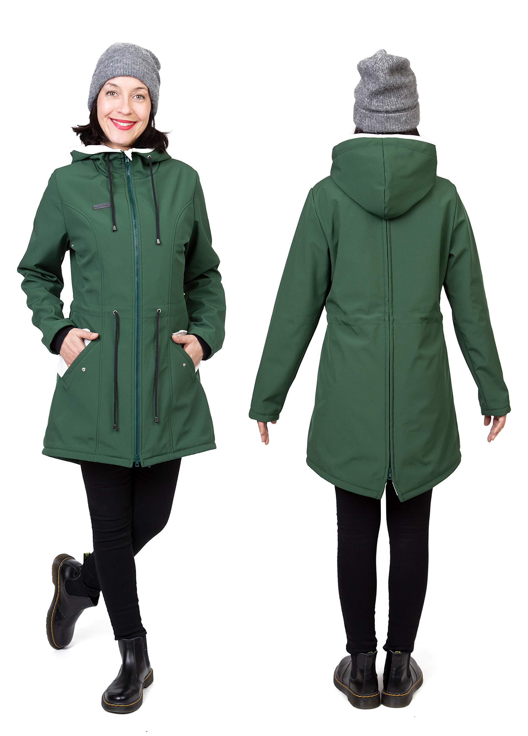 Viva la Mama Parka 4 in 1 da indossare sulla schiena o sul petto, softshell per tutte le stagioni – PINA