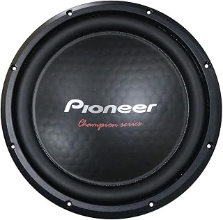 PIONEER TS-A301D4 - Powerful 12-inch Subwoofer, 1600 Watts Peak Power, Dual 4 Ohm Voice Coil for Powerful Bass